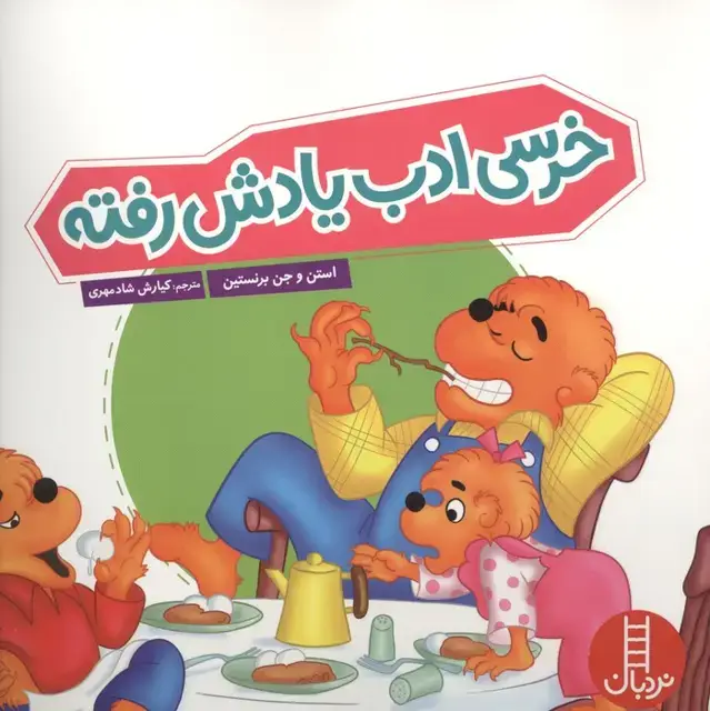 جلد کتاب خرسی ادب یادش رفته (گلاسه)