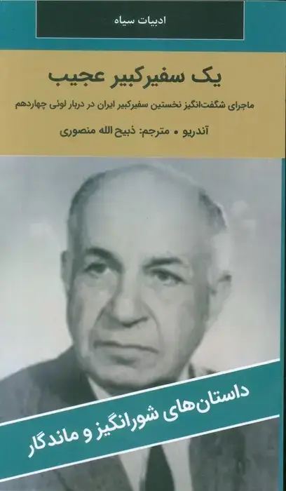جلد کتاب یک سفیر کبیر عجیب