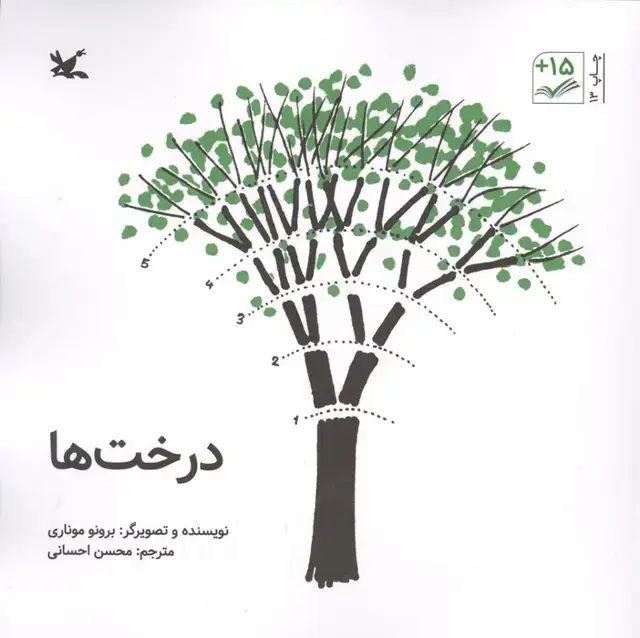 جلد کتاب درخت ها اثر برونو موناری