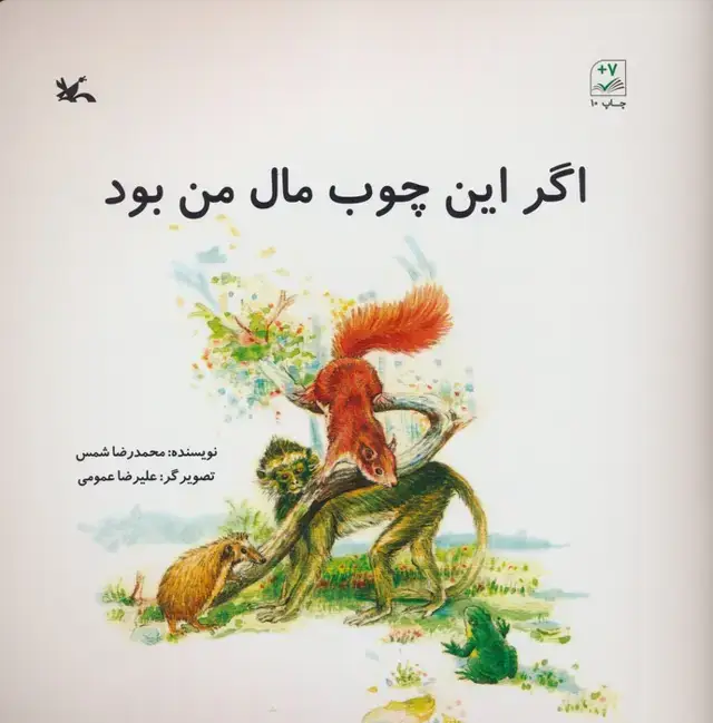 جلد کتاب اگر این چوب مال من بود اثر محمدرضا شمس