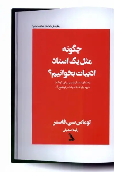 جلد کتاب چگونه مثل یک استاد ادبیات بخوانیم (چهل‌کلاغ)