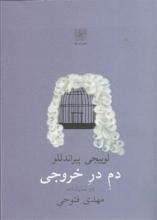 جلد کتاب دم در خروجی (نیلا)