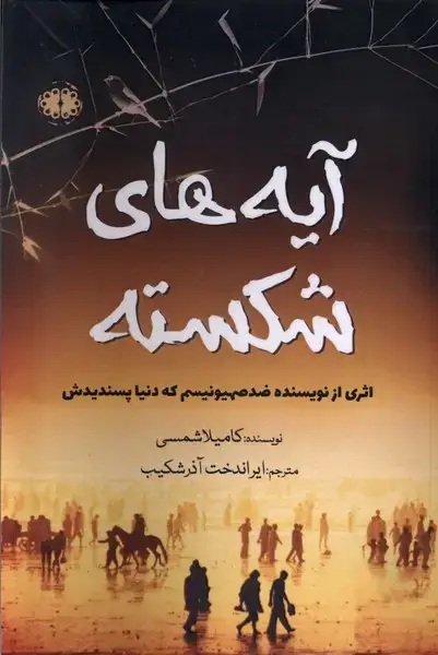 جلد کتاب آیه های شکسته (آرادمان)