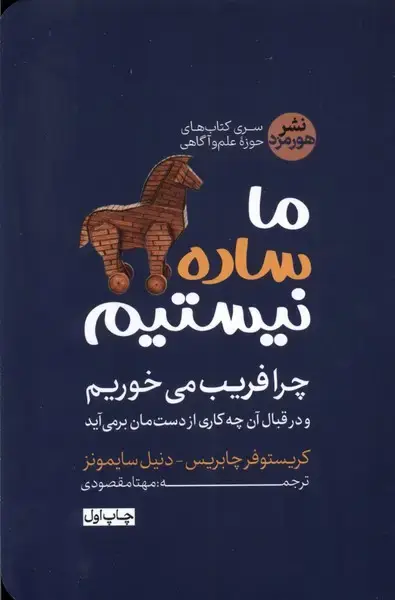 جلد کتاب ما ساده نیستیم (هورمزد)
