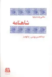 جلد کتاب سخنی چند درباره شاهنامه