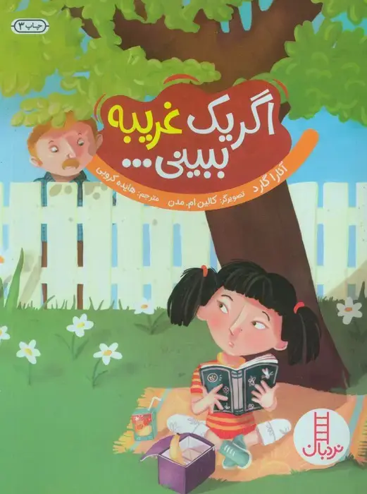 جلد کتاب اگر یک غریبه ببینی... (گلاسه)