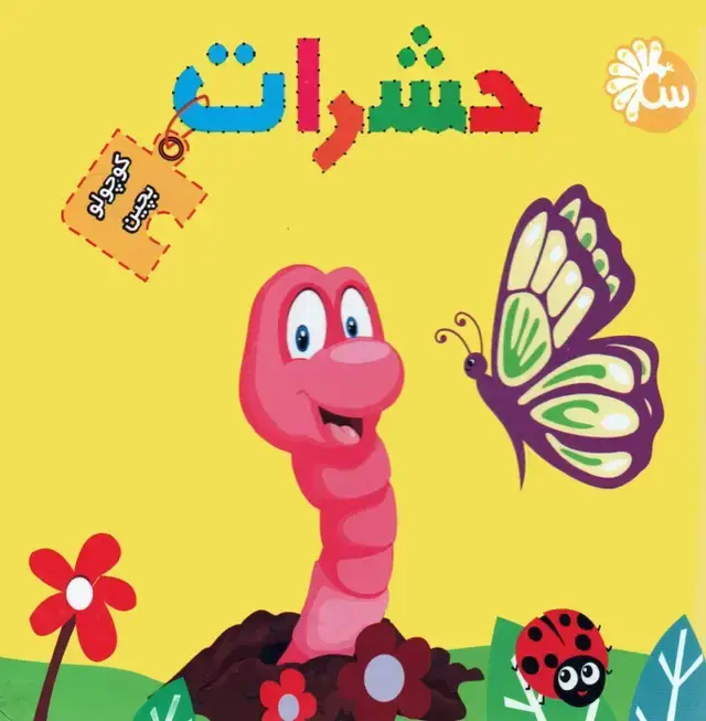 جلد کتاب حشرات (کتاب پازل کوچولو بچین)،(2زبانه)