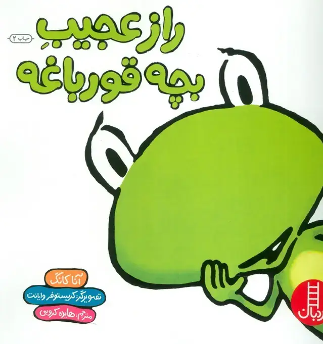 جلد کتاب راز عجیب بچه قورباغه (گلاسه)
