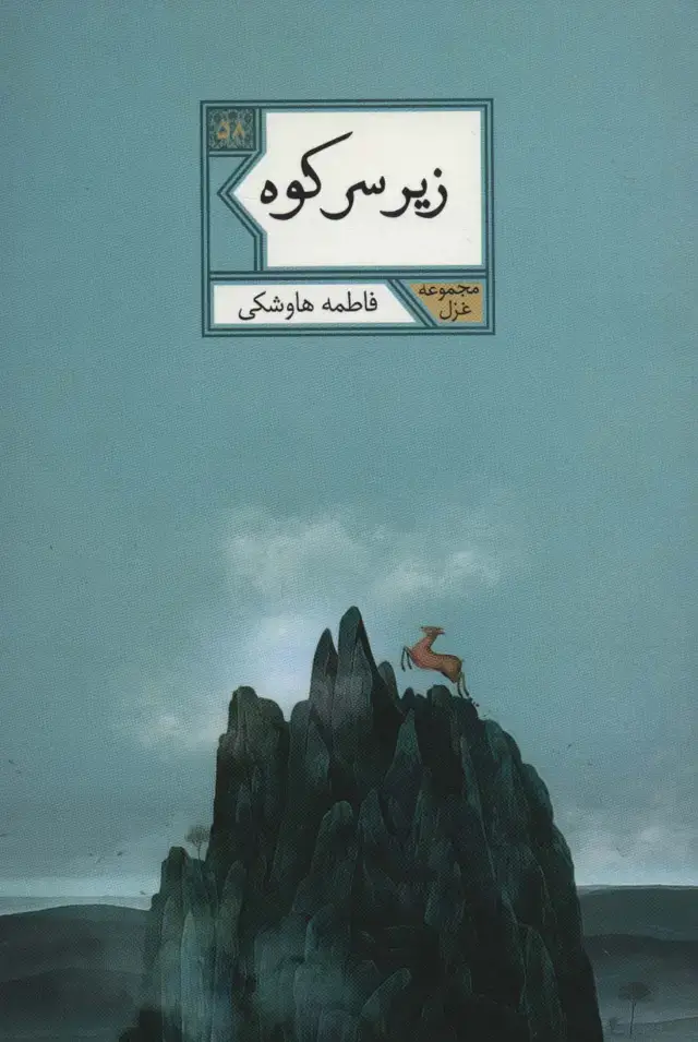 جلد کتاب زیر سر کوه (مجموعه غزل58)