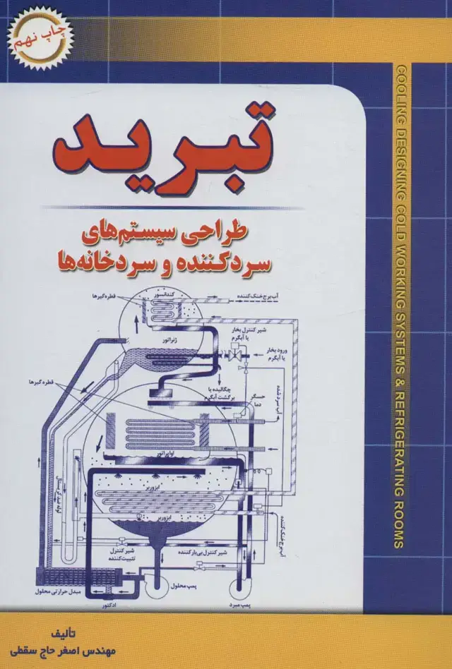 جلد کتاب تبرید (طراحی سیستم های سرد کننده و سردخانه ها)
