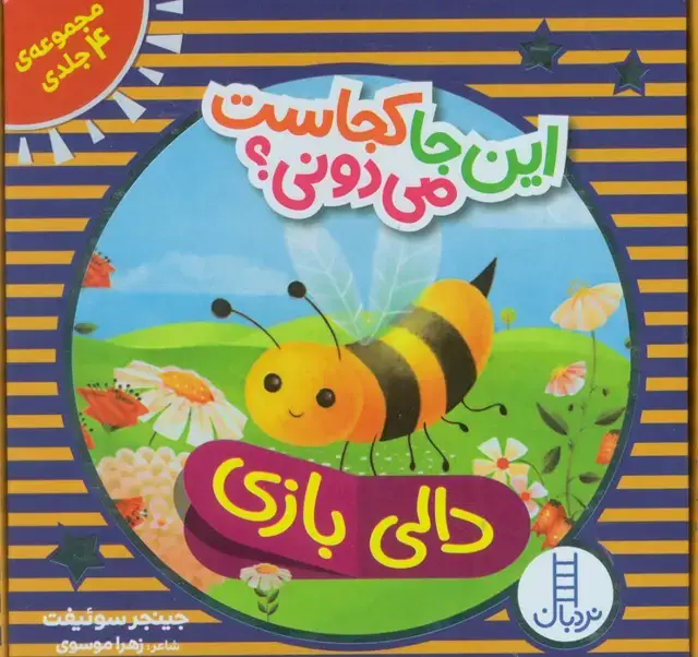 جلد کتاب کیف کتاب دالی بازی این جا کجاست می دونی؟ (4جلدی،باجعبه)