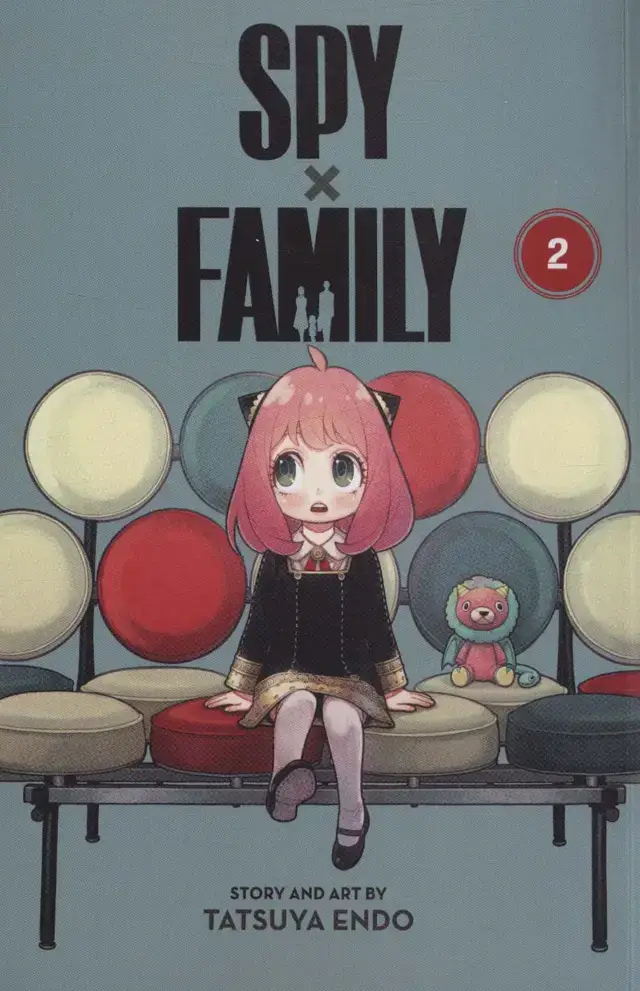 جلد کتاب مانگا 2 (SPY FAMILY:خانواده جاسوس)،(کمیک استریپ)،(زبان اصلی،انگلیسی)