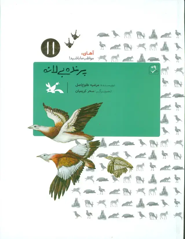 جلد کتاب آهای،مواظب ما باشید!11 (پرنده بی لانه)،(گلاسه)