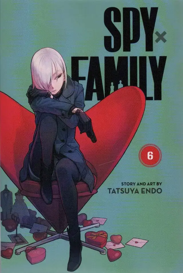 جلد کتاب مانگا 6 (SPY FAMILY:خانواده جاسوس)،(کمیک استریپ)،(زبان اصلی،انگلیسی)