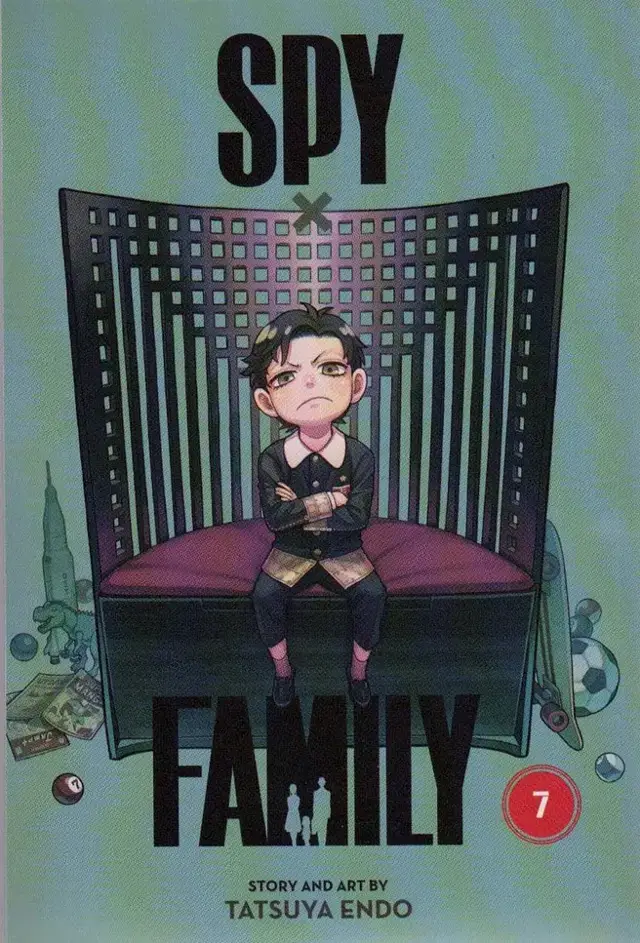 جلد کتاب مانگا 7 (SPY FAMILY:خانواده جاسوس)،(کمیک استریپ)،(زبان اصلی،انگلیسی)