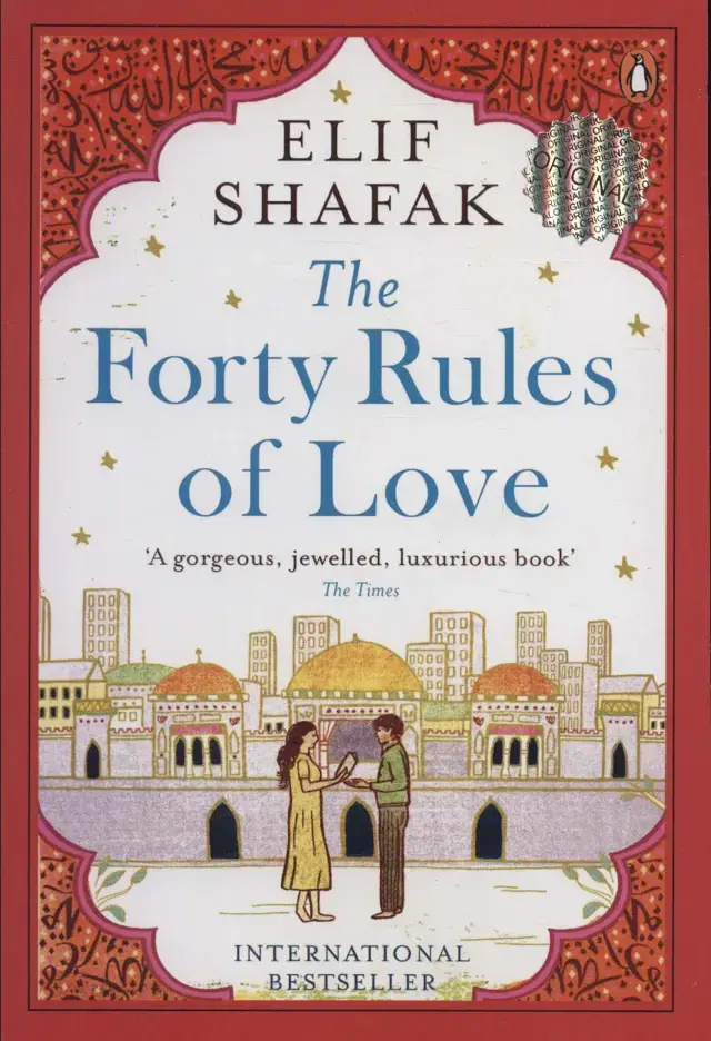 جلد کتاب THE FORTY RULES OF LOVE:ملت عشق (زبان اصلی،انگلیسی)