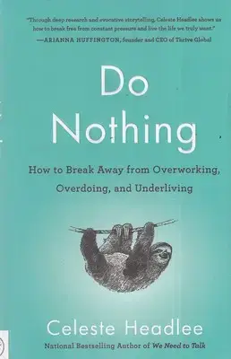 جلد کتاب انگلیسی هیچکاری نکن - Do nothing