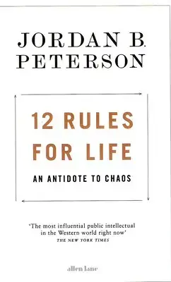 جلد کتاب انگلیسی 12قانون برای زندگی Rules For Life