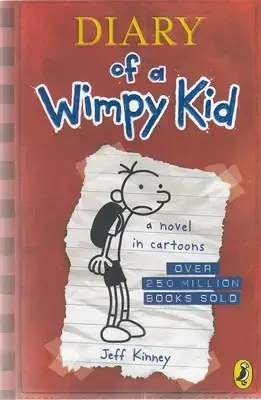 جلد کتاب کتاب زبان انگلیسی خاطرات یک بچه چلمن 1 Diary of a Wimpy kid