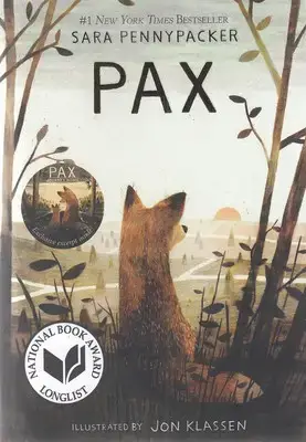 جلد کتاب اورجینال-روباهی به نام پکس-Pax