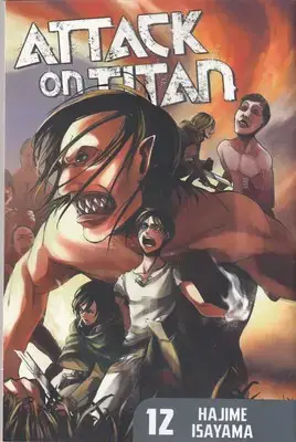 جلد کتاب اورجینال مانگا 12-ATTACK ON TITAN