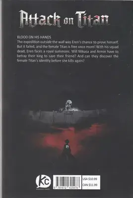 جلد کتاب اورجینال مانگا 8-ATTACK ON TITAN