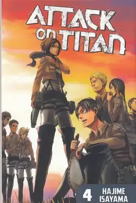 جلد کتاب اورجینال مانگا 4-ATTACK ON TITAN