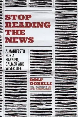 جلد کتاب دیگر اخبارنخوانید-Stop reading the news