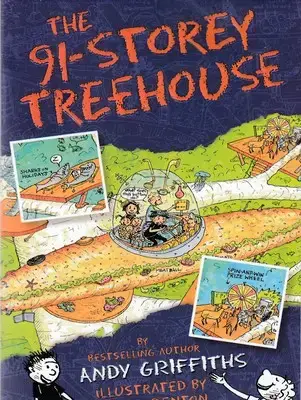 جلد کتاب کتاب زبان انگلیسی خانه درختی 91-The 91 storey treehouse