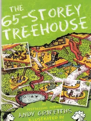 جلد کتاب کتاب زبان انگلیسی خانه درختی 65-The 65 storey treehouse