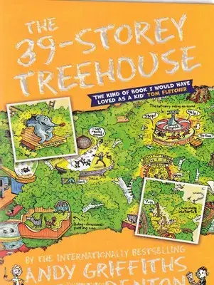 جلد کتاب کتاب زبان انگلیسی خانه درختی 39-The 39 storey treehouse