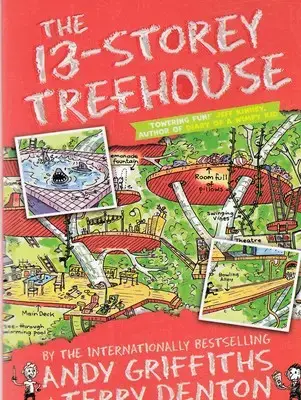 جلد کتاب کتاب زبان انگلیسی خانه درختی 13-The 13 storey treehouse