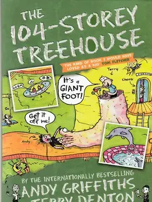 جلد کتاب کتاب زبان انگلیسی خانه درختی 104-The 104 storey treehouse