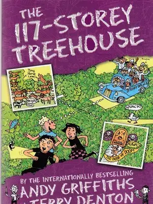 جلد کتاب کتاب زبان انگلیسی خانه درختی 117-The 117 storey treehouse