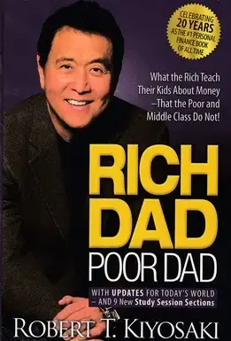 جلد کتاب اورجینال-پدر پولدار پدر...-Rich dad Poor dad