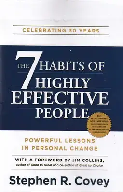 جلد کتاب اورجینال-هفت عادت مردمان موثر-The 7habits of highly...