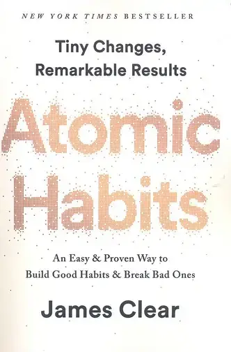جلد کتاب اورجینال-عادت های اتمی-Atomic Habits
