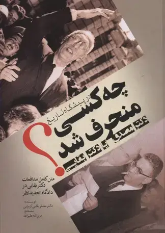 جلد کتاب در پیشگاه تاریخ چه کسی منحرف شد
