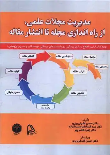 جلد کتاب مدیریت مجلات علمی (از راه اندازی مجله تا انتشار مقاله)