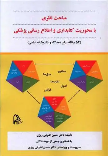 جلد کتاب مباحث نظری با محوریت کتابداری و اطلاع رسانی پزشکی