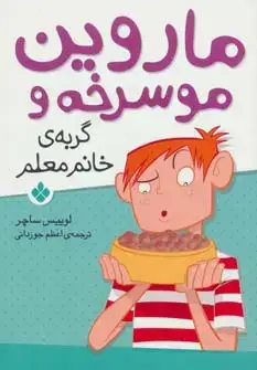 جلد کتاب ماروین مو سرخه و گربه ی خانم معلم