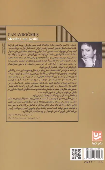 جلد کتاب گربه مولانا