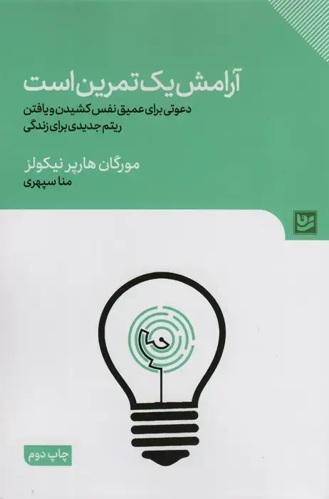 جلد کتاب آرامش یک تمرین است