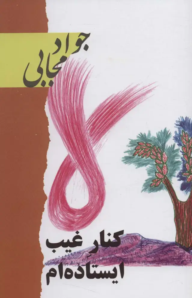 جلد کتاب کنار غیب ایستاده ام