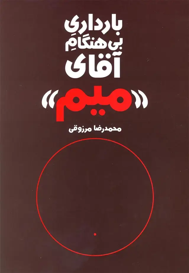 جلد کتاب بارداری بی‌هنگام آقای میم (روشنگران)