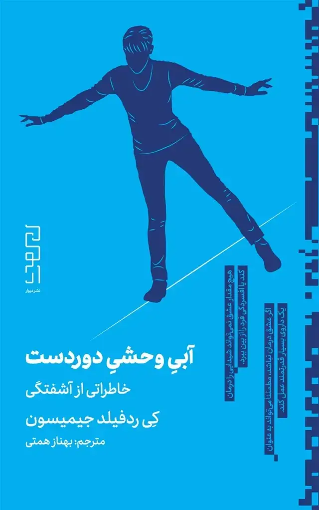 جلد کتاب آبی وحشی دوردست، خاطراتی از آشفتگی