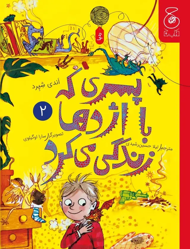 جلد کتاب پسری که با اژدها زندگی می‌کرد 2