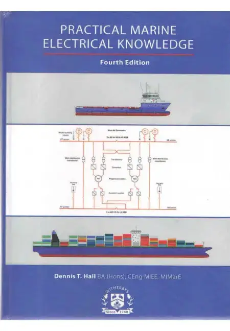 جلد کتاب زبان اصلی دانش عملی برق دریایی - practical marine electrical knowledge ( تمام رنگی )