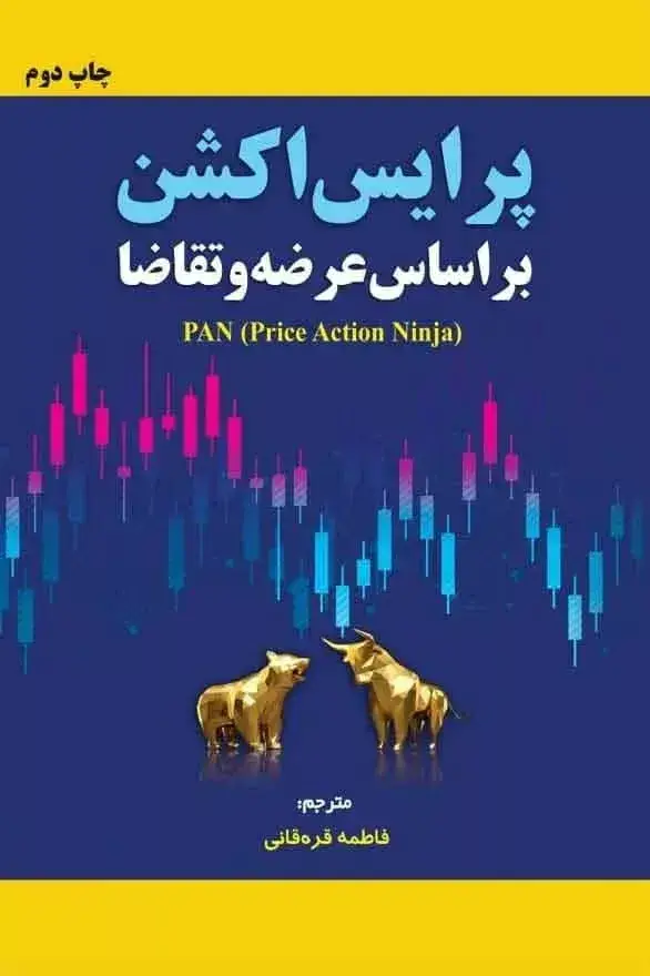 جلد کتاب پرایس اکشن بر اساس عرضه و تقاضا