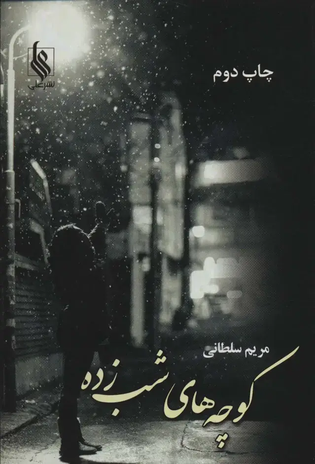 جلد کتاب کوچه های شب زده